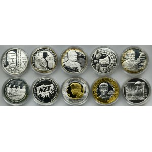 Zestaw, 10 złotych 2004-2012 (10 szt.)