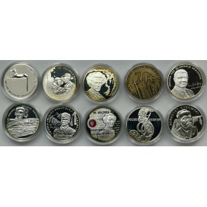 Zestaw, 10 złotych 2008-2012 (10 szt.)