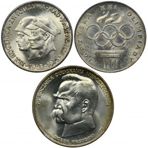 Zestaw, 200-50.000 złotych 1975-1988 (3 szt.)