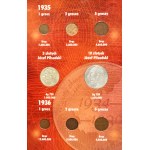 Zestaw, Polskie Monety Obiegowe II RP 1934-1939 (34 szt.)