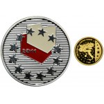 Zestaw, Medal Polska Prezydencja w UE i Kongo, 1.500 franków 2007 Traktat Rzymski