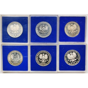 Zestaw, 100-1.000 złotych 1975-1983 (6 szt.)