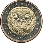 PRÓBA, 200 złotych 1986 Ochrona Środowiska - Głowa Sowy