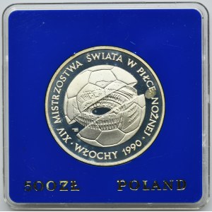 500 złotych 1988 XIV Mistrzostwa Świata w Piłce Nożnej Włochy 1990