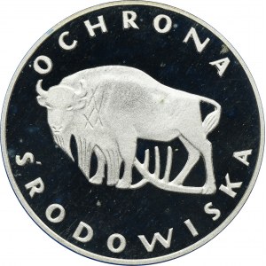 100 złotych 1977 Ochrona Środowiska Żubr