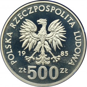 500 złotych 1985 40-lecie ONZ