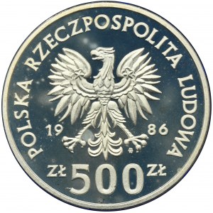 500 złotych 1986 Mistrzostwa Świata w Piłce Nożnej Meksyk
