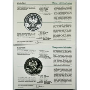 Zestaw, 20 złotych 2013 Zwierzęta Świata (2 szt.)