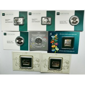 Zestaw, 10 i 20 złotych 2012-2014 (8 szt.)