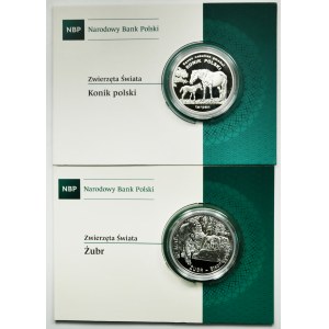 Zestaw, 20 złotych 2013 Zwierzęta Świata (2 szt.)