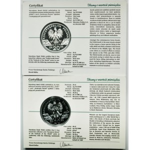 Zestaw, 20 złotych 2013 Zwierzęta Świata (2 szt.)