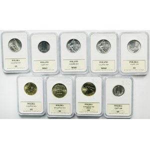 Set, 1-20,000 gold 1959-1993 (9 pieces) - GCN