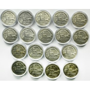 Zestaw, Niue Island, 1 dolar 2008-2011 Szlak Bursztynowy (18 szt.)