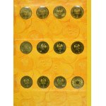 KOMPLET, 2 złote GOLD NORDIC 1995-2003 (70 szt.)