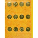 KOMPLET, 2 złote GOLD NORDIC 1995-2003 (70 szt.)