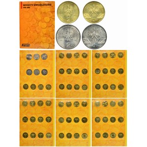 KOMPLET, 2 złote GOLD NORDIC 1995-2003 (70 szt.)
