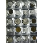 Zestaw, PRL, Klaser z monetami (287 szt.)