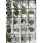 Zestaw, PRL, Klaser z monetami (287 szt.)