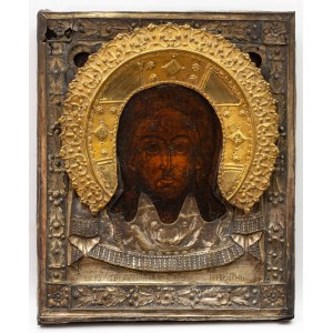 IKONA -MANDYLION, Rosja, ok. poł. XVIII w.