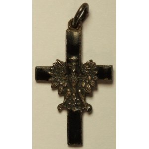 PATRIOTIC CROSS WITH EAGLE, Poland, ca. 1980.