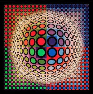 Victor Vasarely, Vega-pal-b, 1972