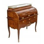 Cylinder bureau - France, Grenoble, early 20th century, signed JH BUGEY