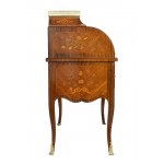 Cylinder bureau - France, Grenoble, early 20th century, signed JH BUGEY