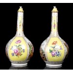 Pair of porcelain vases - Germany, 19th century