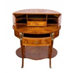 Purple ebony centre desk - France, 20th century, in the manner of CHARLES TOPINO