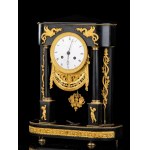 Marble mantel clock - France, Paris, signed ROBERT ROBIN (1741-1799)