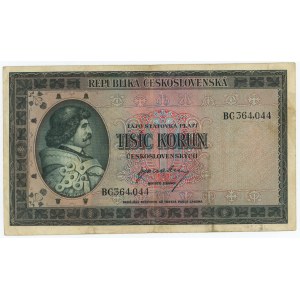 Czechoslovakia 1000 korun 1945 (ND)