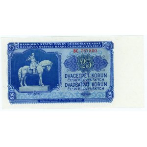 Czechoslovakia 25 Korun 1953