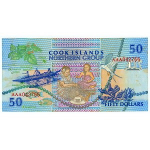 Cook Islands 50 Dollars 1992 (ND)