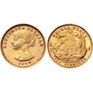 Chile 20 Pesos 1926 So