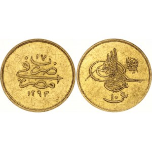 Egypt 10 Qirsh 1891 AH 1293//17