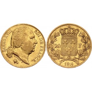 France 20 Francs 1819 W