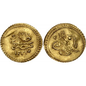 Ottoman Empire 1/4 Zeri Mahbub 1814 AH 1223//17