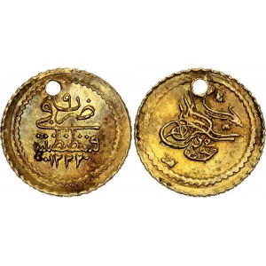 Ottoman Empire 1/4 Zeri Mahbub 1815 AH 1223//9