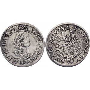 Hungary 6 Krajczar 1673 KB