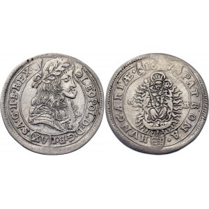 Hungary 15 Krajczar 1677 KB