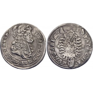 Hungary 15 Krajczar 1681 KB