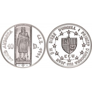 Andorra 10 Diners 1994