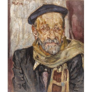 Mela Muter (1876 Warszawa - 1967 Paryż), Portret mężczyzny w berecie, przed 1939 r.