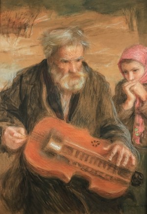 Teodor Axentowicz (1859 Braszów/Rumunia - 1938 Kraków), Lirnik