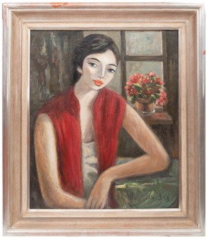 Zygmunt Menkes (1896 Lwów - 1986 Riverdale), Portret młodej kobiety