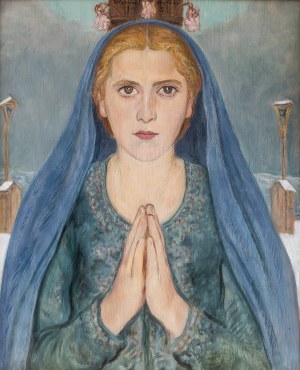 Wlastimil Hofman (1881 Praga - 1970 Szklarska Poręba), Madonna, 1953 r.