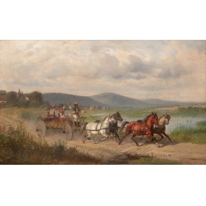 Jozef Jaroszynski (1835 Lviv - 1900 Munich), Ride!