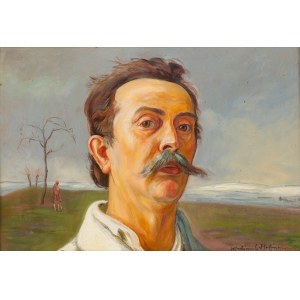 Wlastimil Hofman (1881 Praga - 1970 Szklarska Poręba), Autoportret, 1926 r.