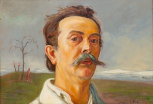 Wlastimil Hofman (1881 Praga - 1970 Szklarska Poręba), Autoportret, 1926 r.