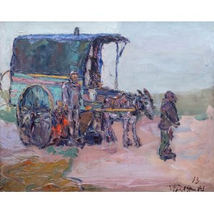 Włodzimierz Terlikowski (1873 Poraj - 1951 Paris), By the cart, 1913.